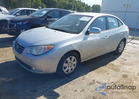 2008 Hyundai Elantra Gls/Se из США, поврежденный, VIN KMHDU46D48U282618